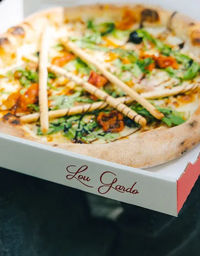 Une pizza savoureuse préparé à La Garde dans le Var